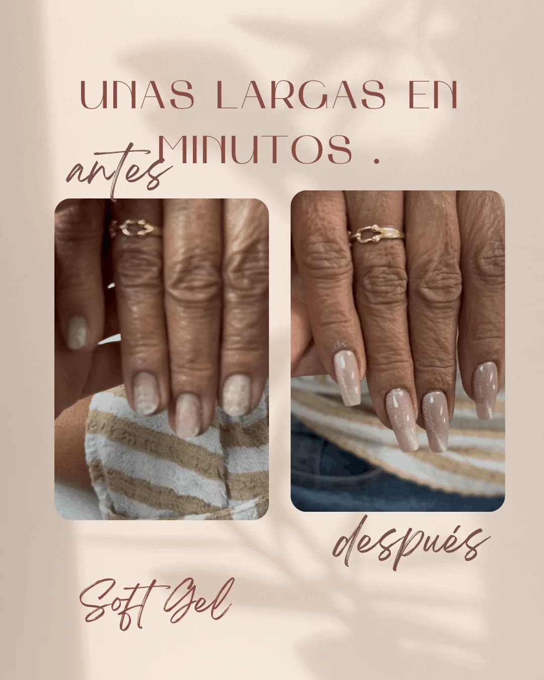 Before and after nail transformation