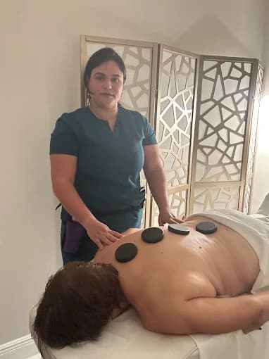 Hot stone massage